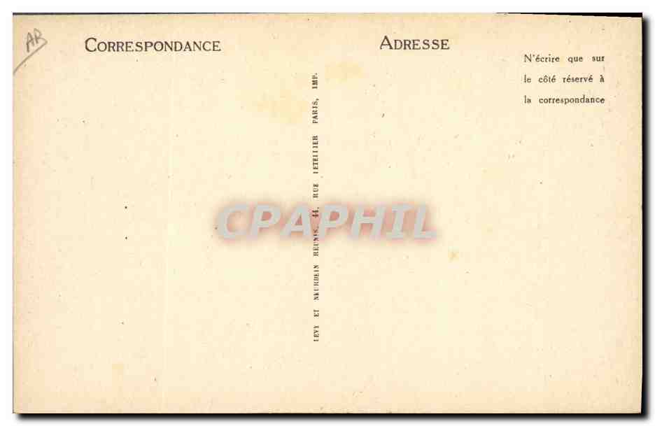 La Côte d'Azur — Cueillette des Roses — LL — Verso