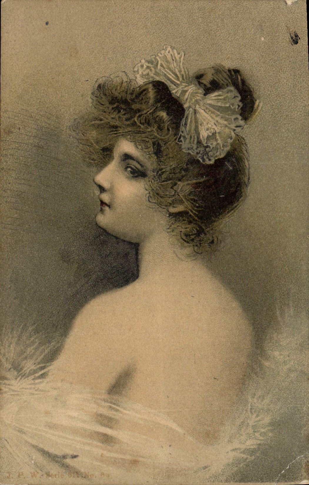 CPA Fantaisie Illustrateur Femme 
