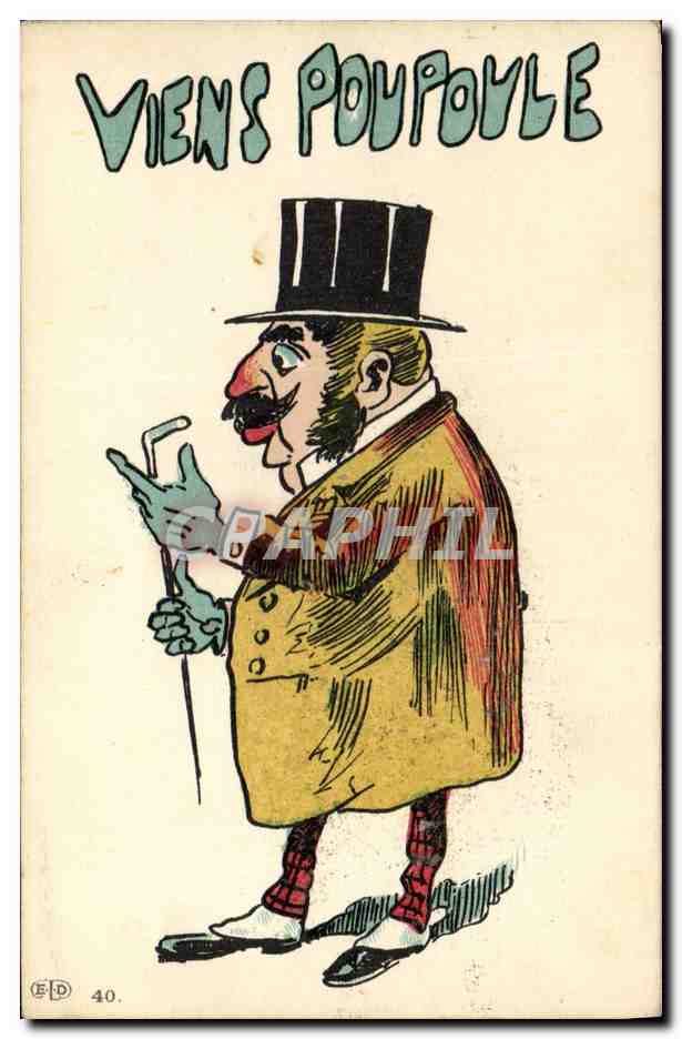 CPA Fantaisie Illustrateur Viens Poupoule 