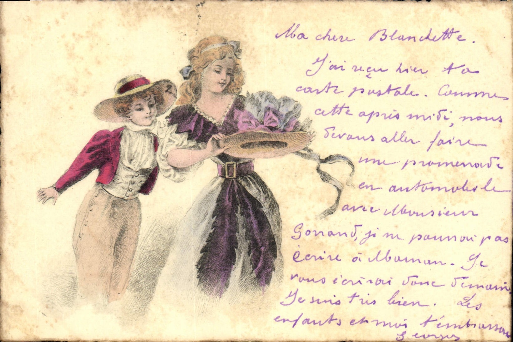 CPA Fantaisie Illustrateur Enfants 