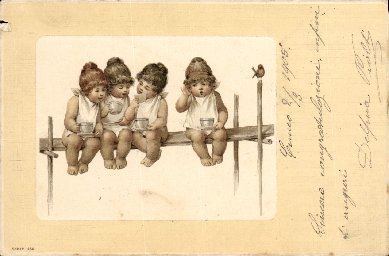 CPA Fantaisie Illustrateur Enfants 