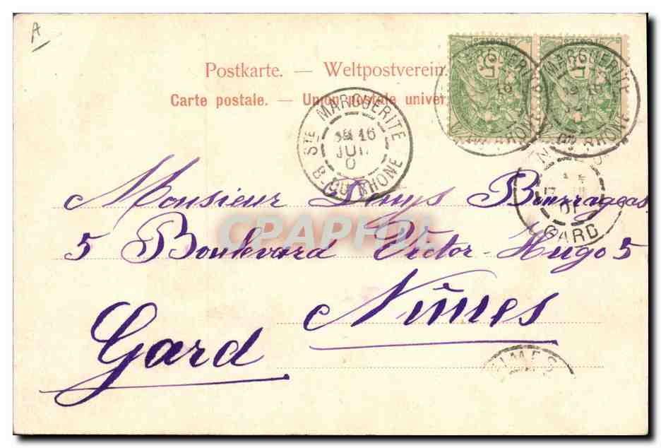 CPA Fantaisie Illustrateur Femme Danse Anno 1885  — Rückseite