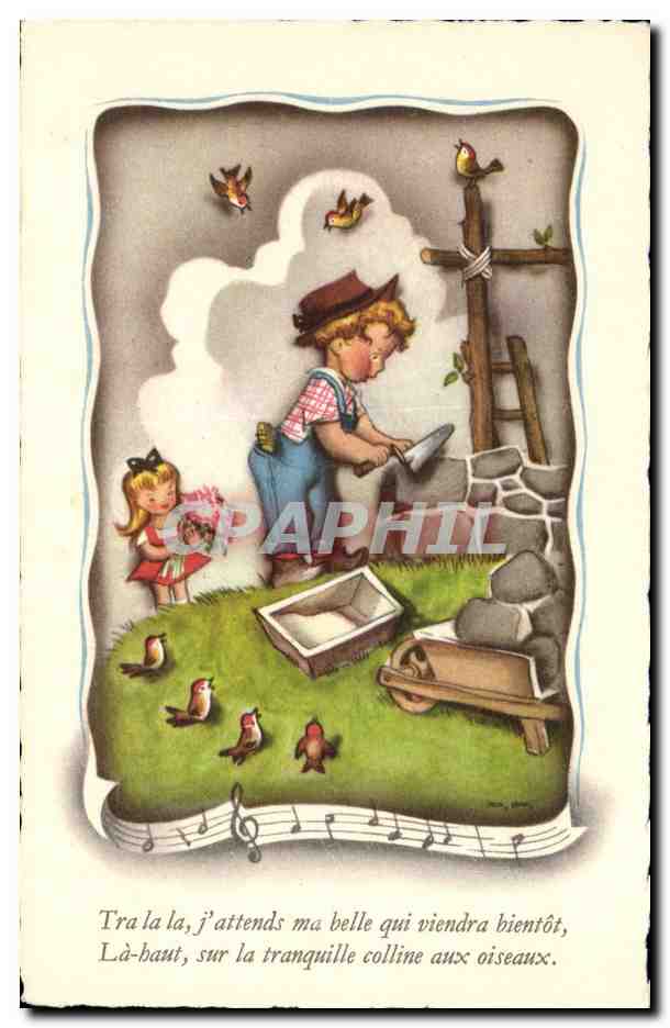 CPA Fantaisie Illustrateur Enfant 
