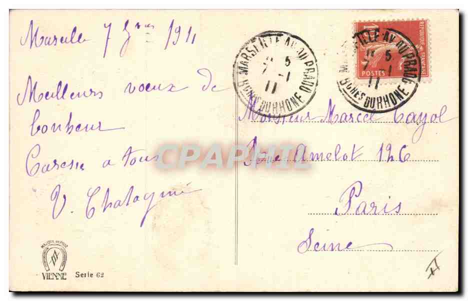 CPA Fantaisie Enfant  — Rückseite