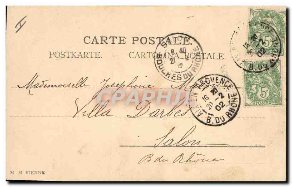 CPA Fantaisie Femme Enfant  — Verso