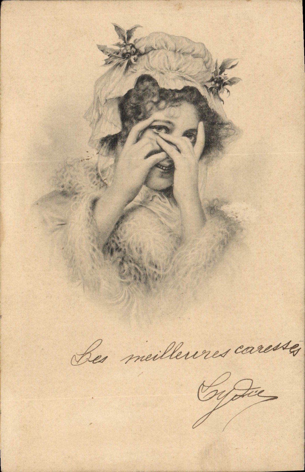 CPA Fantaisie Femme