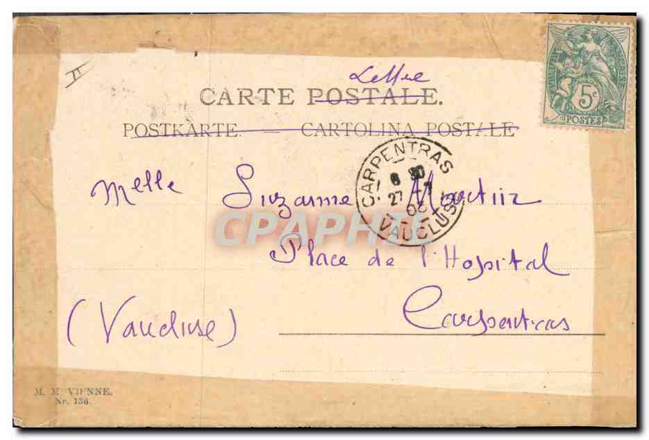 CPA Fantaisie Enfant Moutons  — Verso