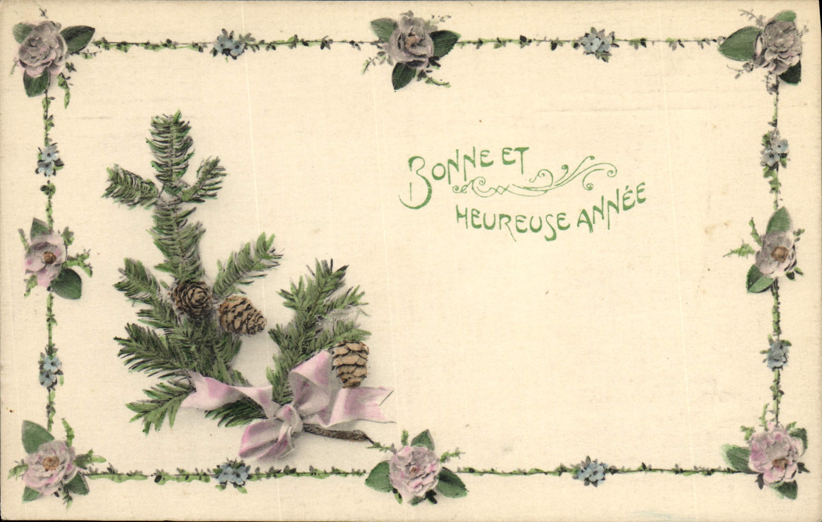 CPA Fantaisie Fleurs 