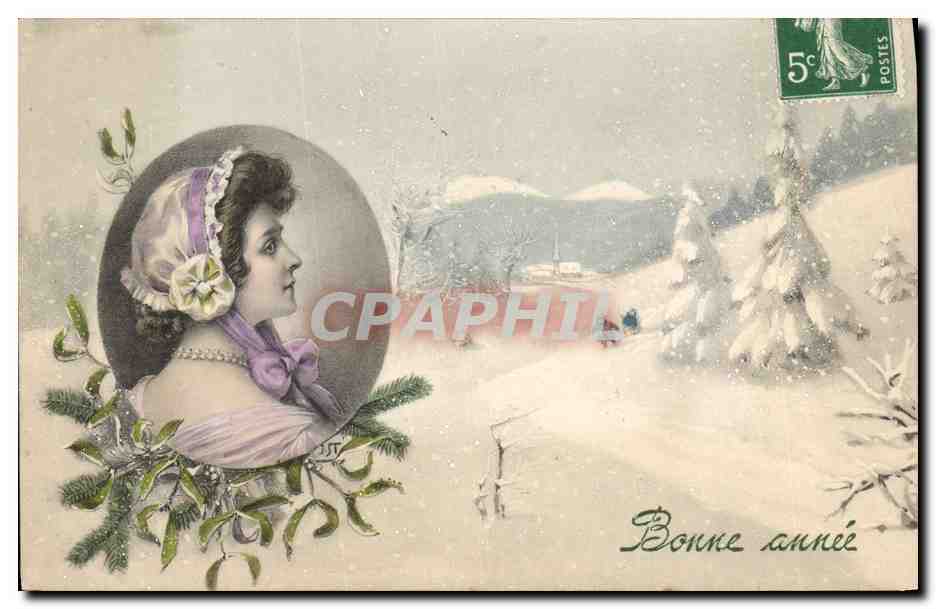 CPA Fantaisie Femme 