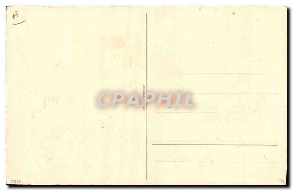 CPA Fantaisie Fleurs  — Verso