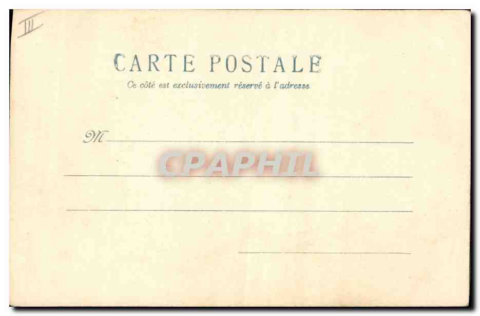 CPA Fantaisie Fleurs  — Verso