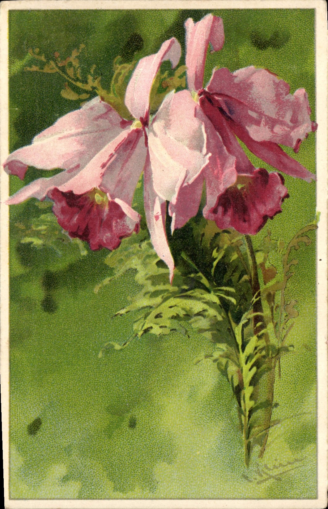 CPA Fantaisie Fleurs 