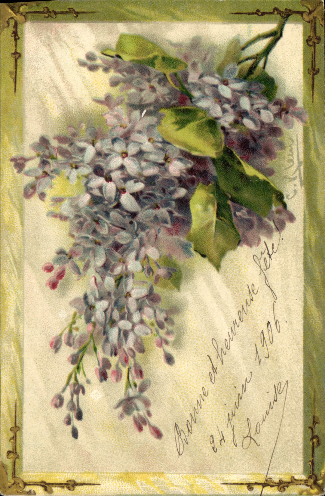 CPA Fantaisie Fleurs 
