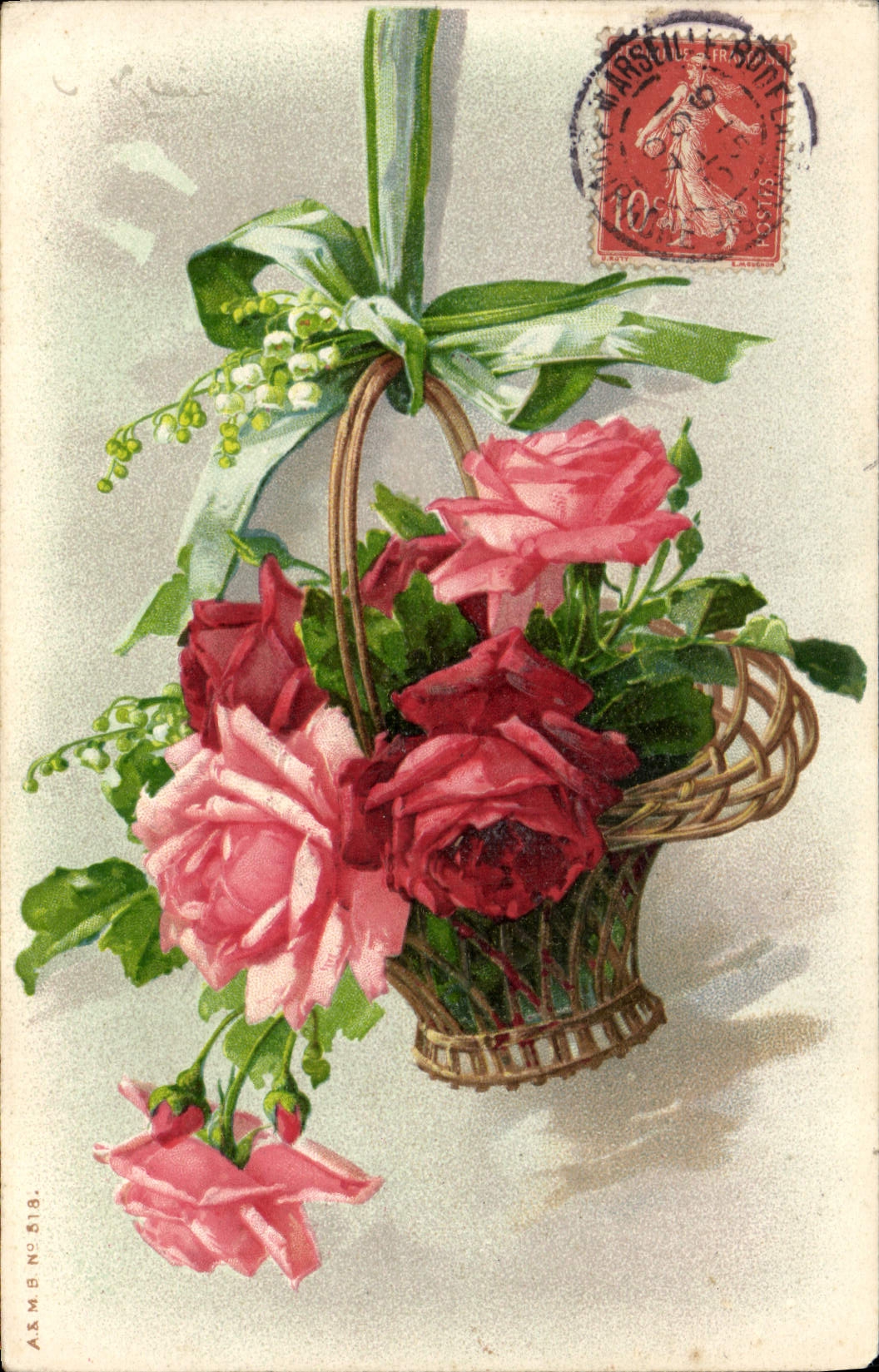 CPA Fantaisie Fleurs 
