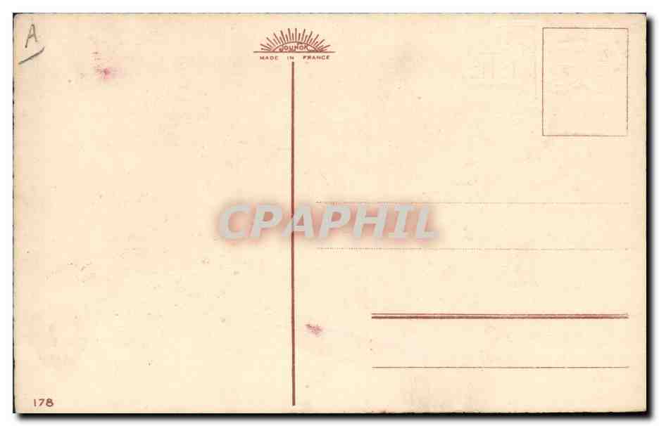 CPA Fantaisie Fleurs  — Verso