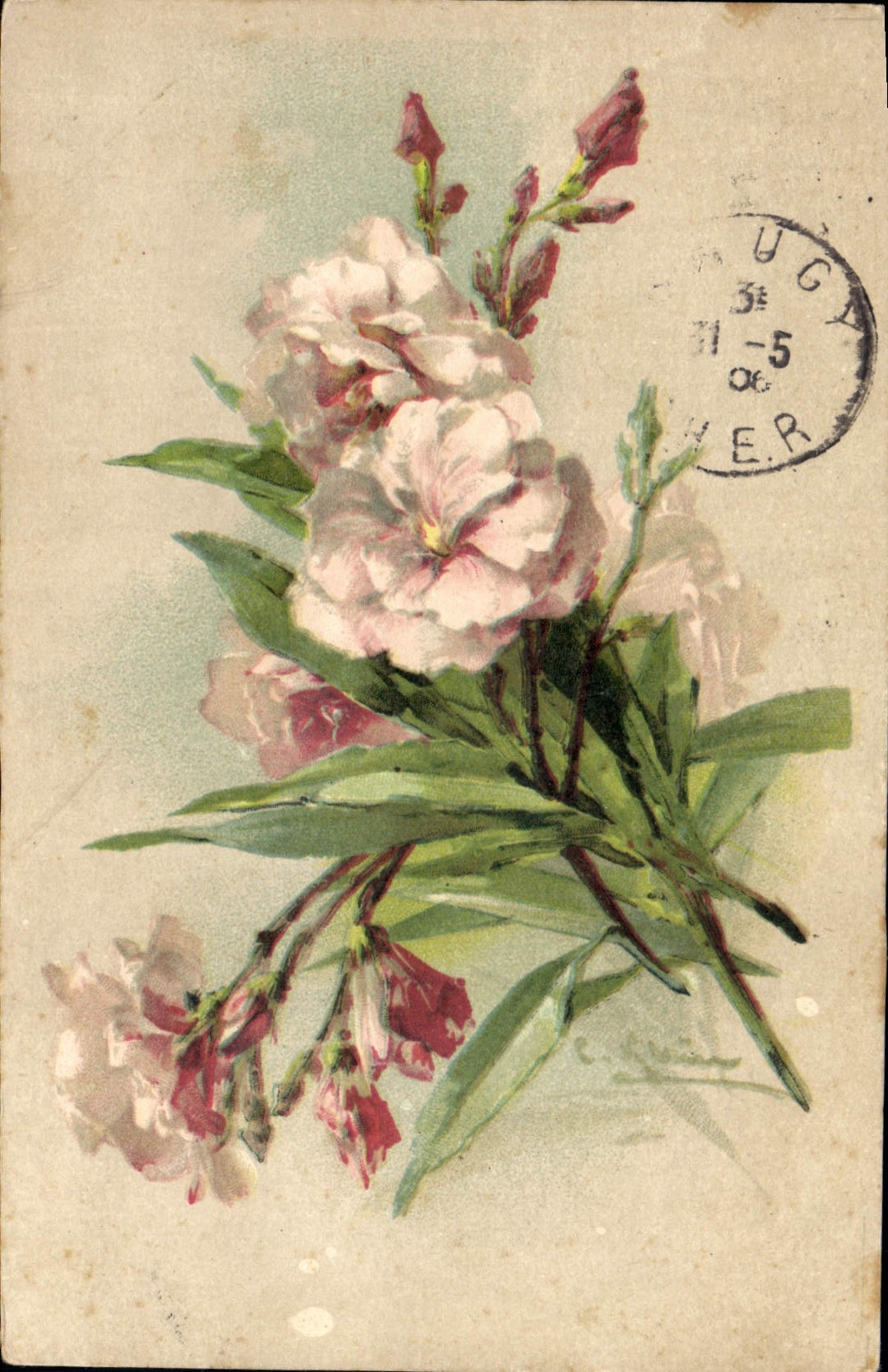 CPA Fantaisie Fleurs 
