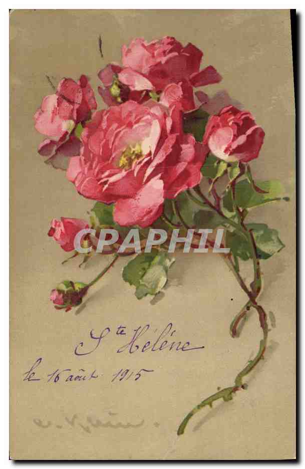 CPA Fantaisie Fleurs 