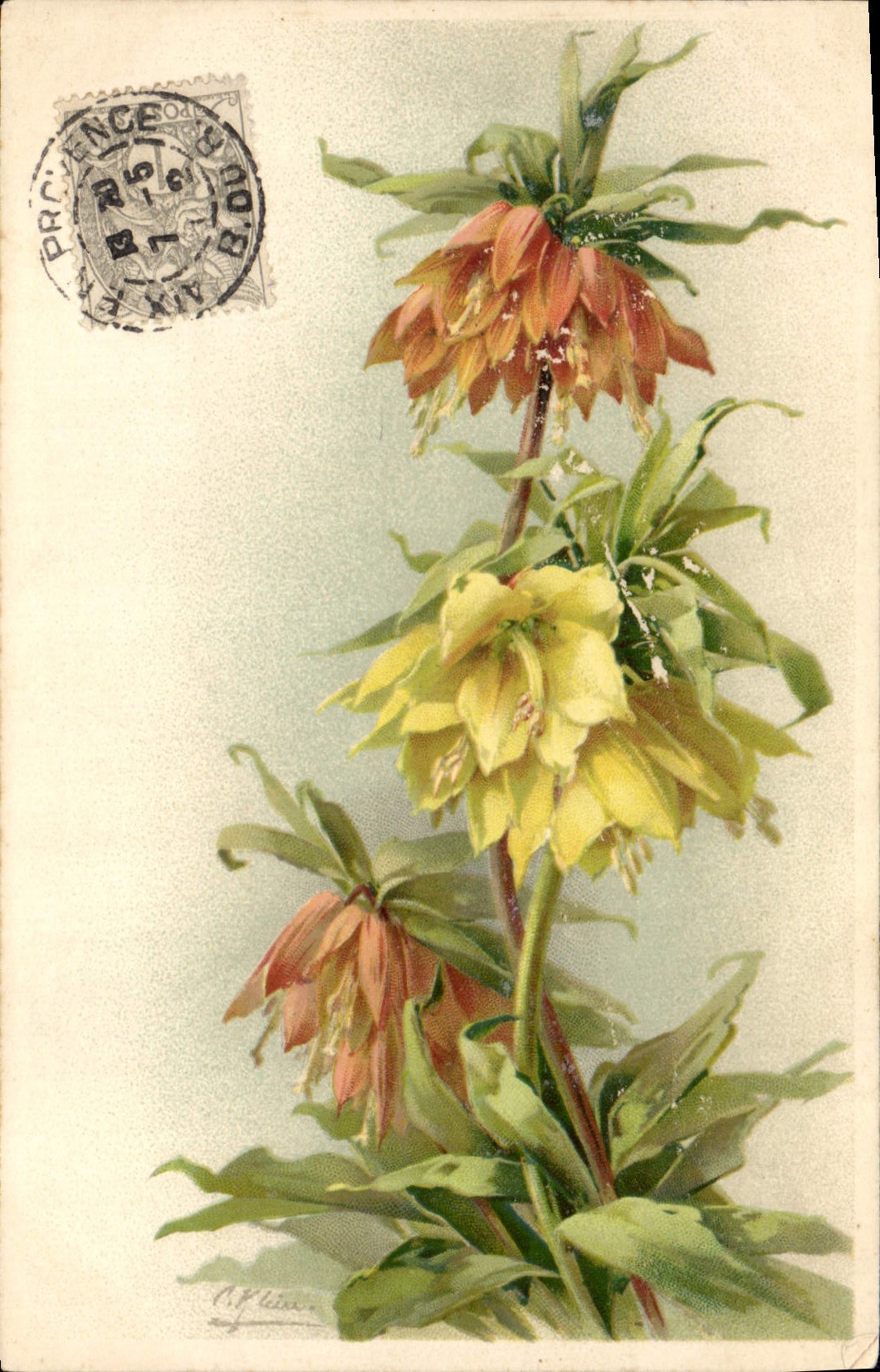 CPA Fantaisie Fleurs 