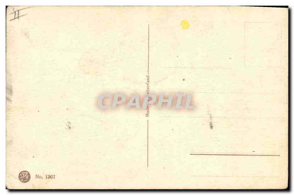 CPA Fantaisie Fleurs  — Verso