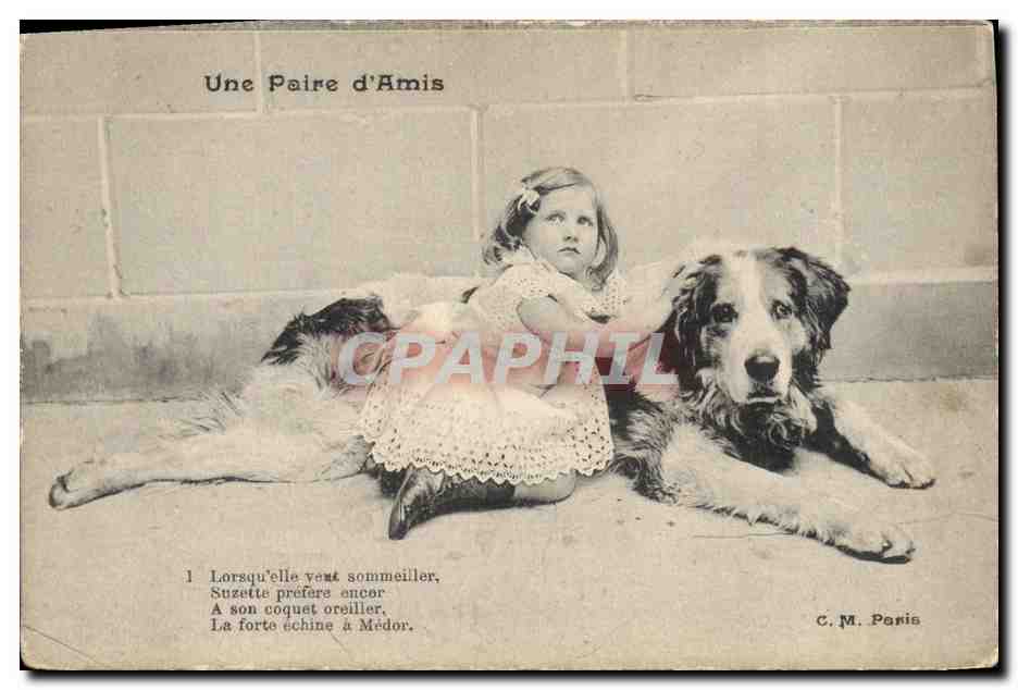 Une Paire d'Amis — Suzette et Médor — C. M. Paris