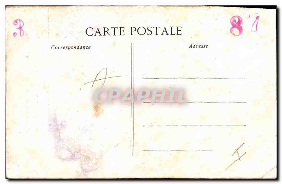 CPA Militaria Raymond Poincare President de la Republique  — Rückseite