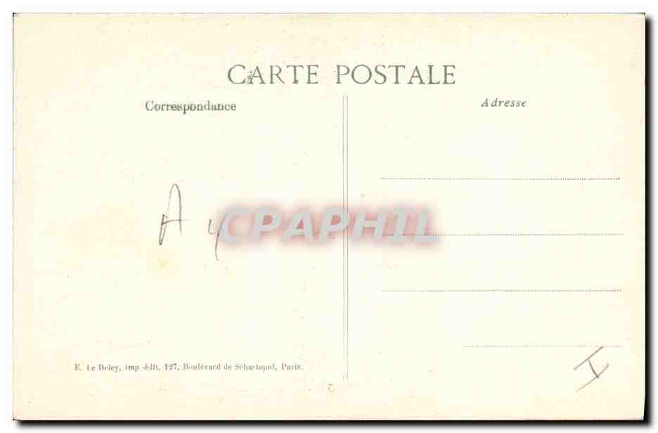 CPA Militaria SM Albert 1er Roi des Belges Decore de la Medaille Militaire  — Verso