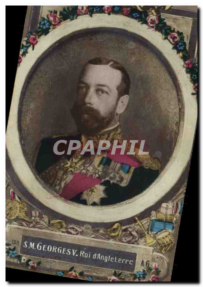 CPA Militaria SM Georges V Roi d'Angleterre 