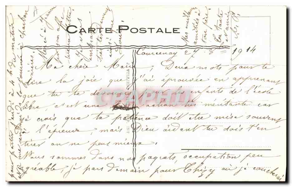 CPA Militaria Angleterre Belgique France Georges V Nicolas II Albert 1er Russie Russia  — Verso