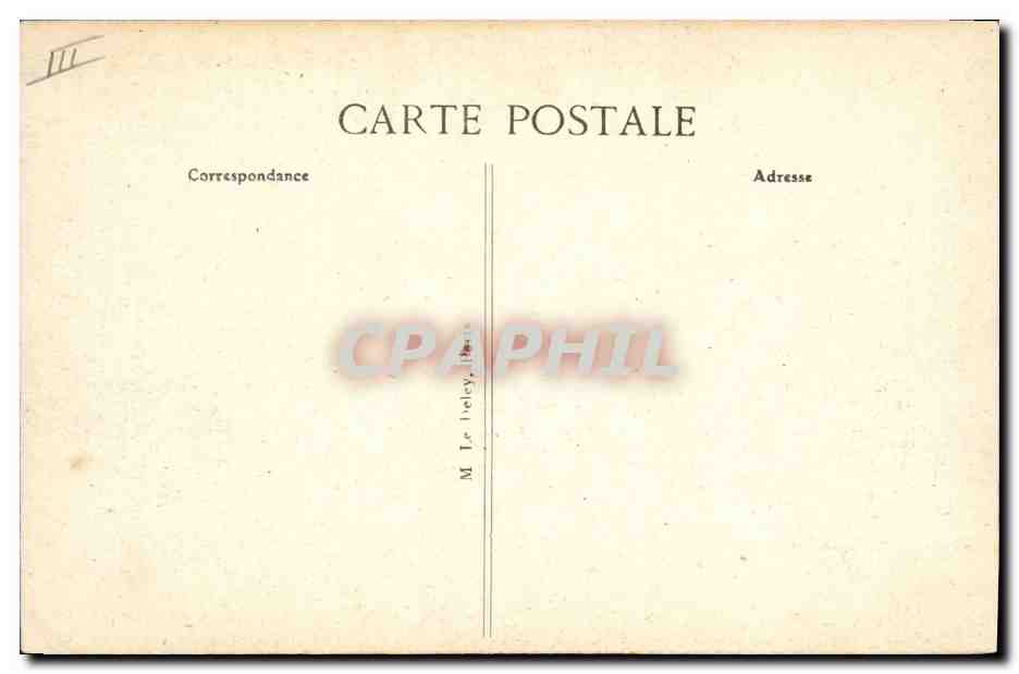 CPA Bateau Paquebot Paris le Havre — Verso