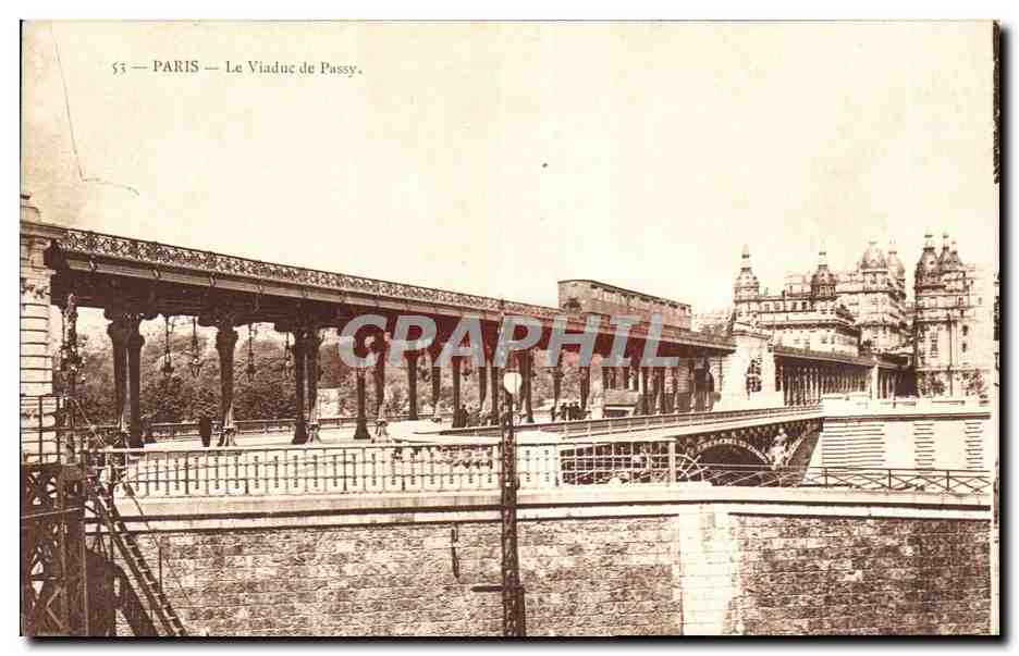 Paris — Le Viaduc de Passy — éditeur Téberhem, Paris
