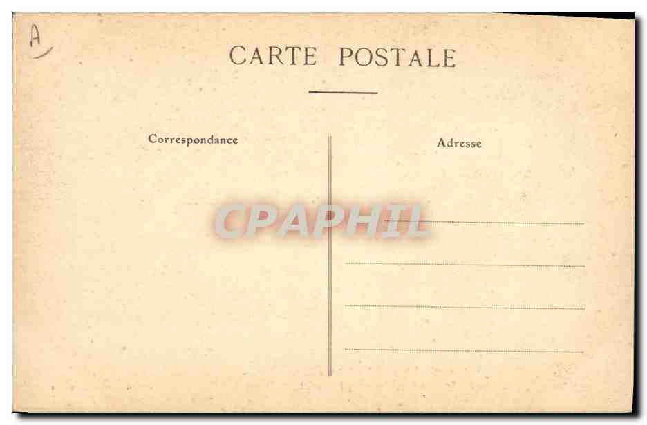CPA Folklore Bretagne Lits Clos La chute  — Verso