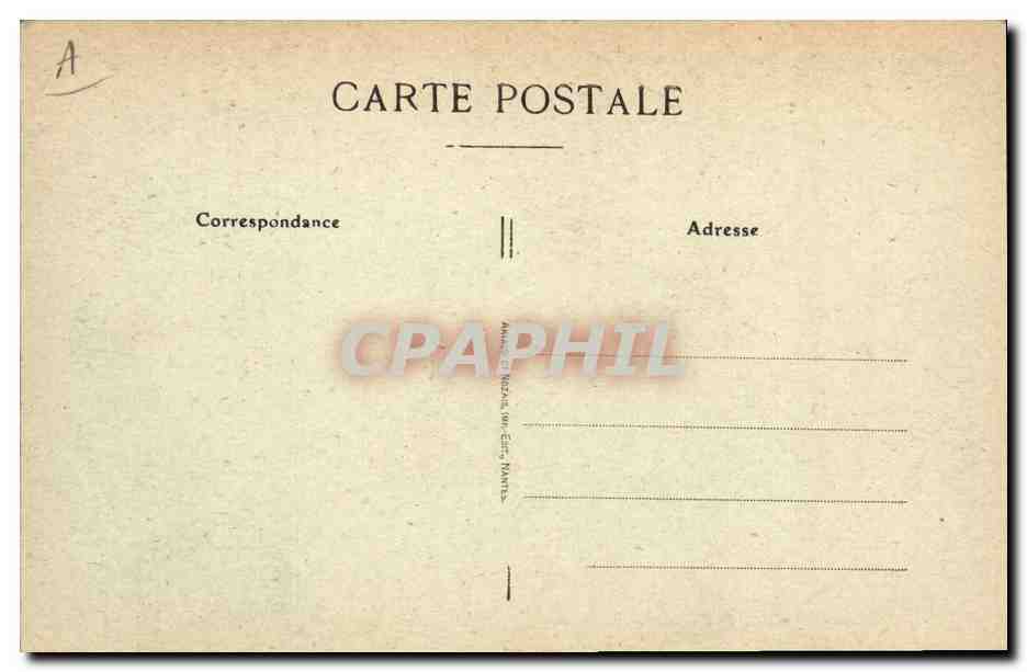CPA Folklore Bretagne Lits Clos Le baiser  — Verso