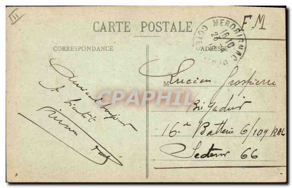 CPA Folklore Bretagne Lits Clos A la ferme Le tout matin L'ouverture des chapelles  — Verso