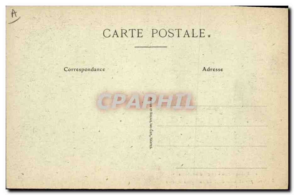 CPA Folklore Bretagne Lits Clos  — Verso