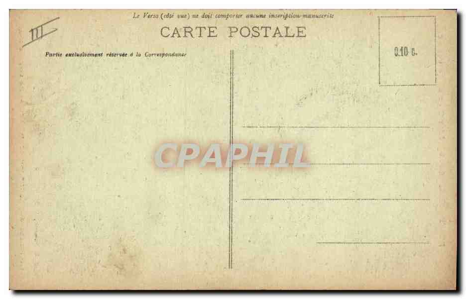 CPA Folklore Bretagne Lits Clos Comment une jeune paysanne Bretonne sort le matin de sa couchette  — Verso