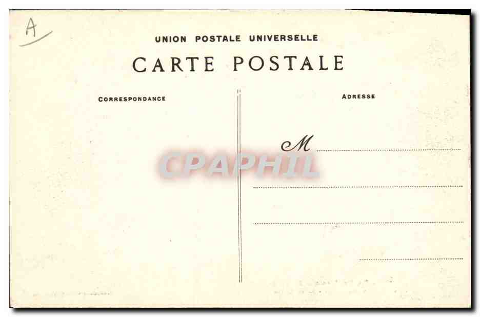 CPA Folklore Bretagne Lits Clos La visite des Commeres  — Verso