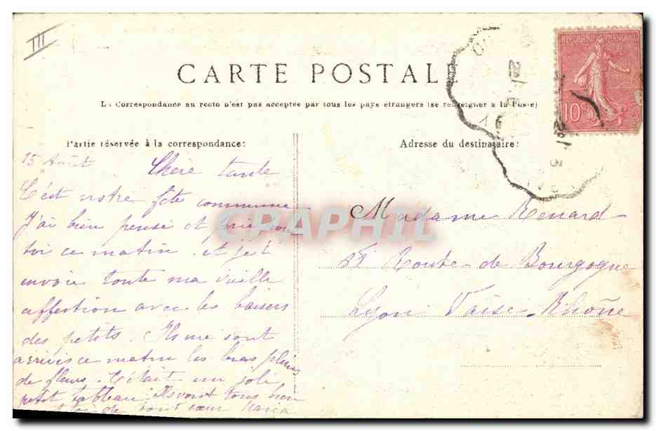 CPA Folklore Bretagne Lits Clos Un lit clos et berceau breton  — Verso