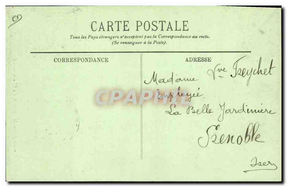 CPA Femmes faisaint la Cueillette des fleurs  — Rückseite