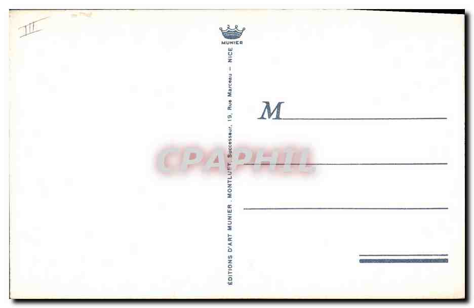 CPA Cote d'Azur Cueillette du mimosa  — Rückseite