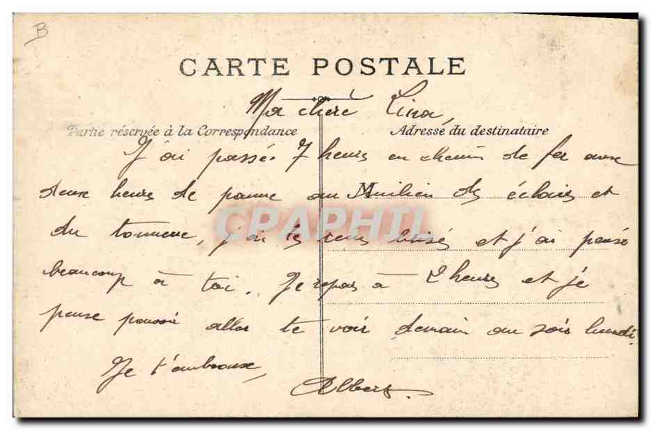 CPA Cote d'Azur Cueillette des violettes  — Rückseite