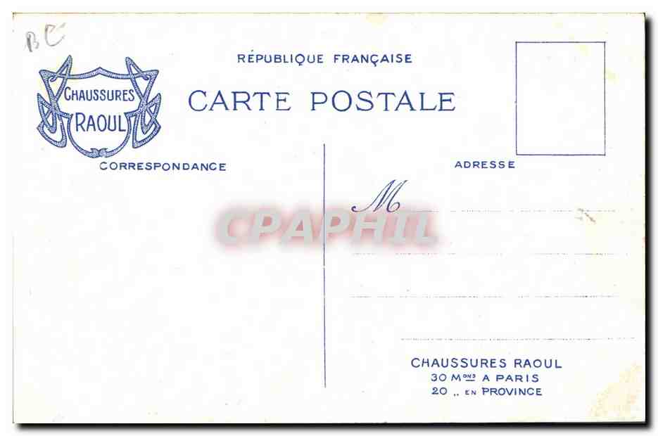 CPA Fantaisie Illustrateur Les malins canards Chaussures Raoul  — Rückseite