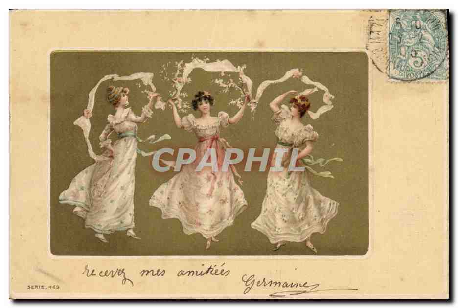 CPA Fantaisie Illustrateur Femmes 