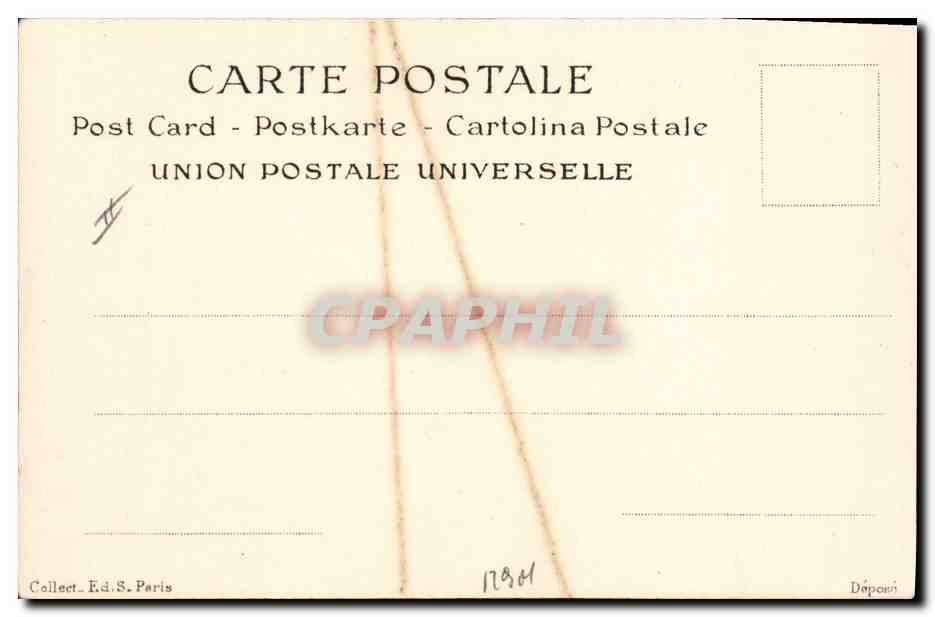 CPA Fantaisie Illustrateur Femme Harpe  — Rückseite