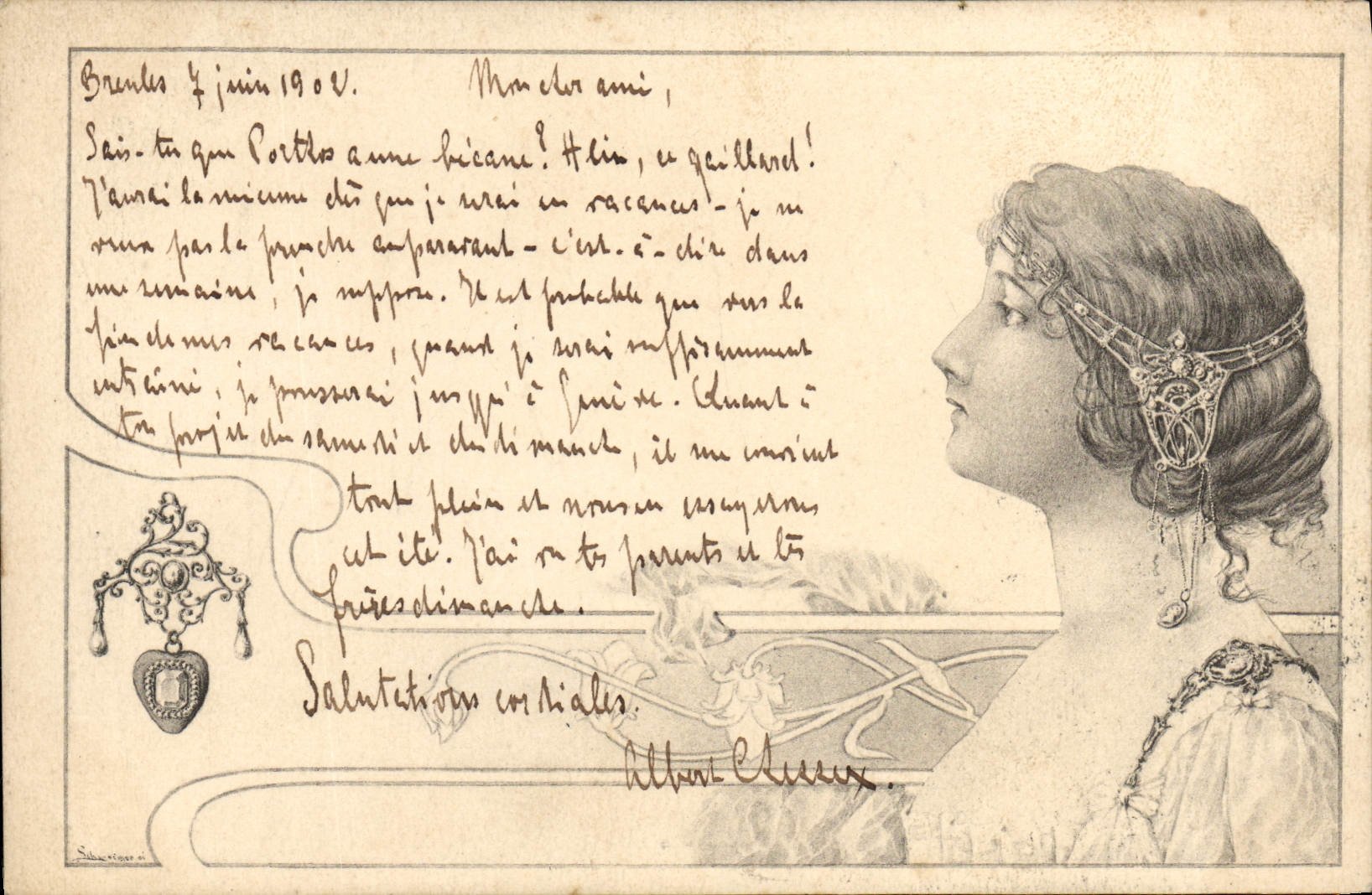 CPA Fantaisie Illustrateur Femme 