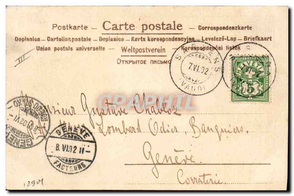 CPA Fantaisie Illustrateur Femme  — Rückseite