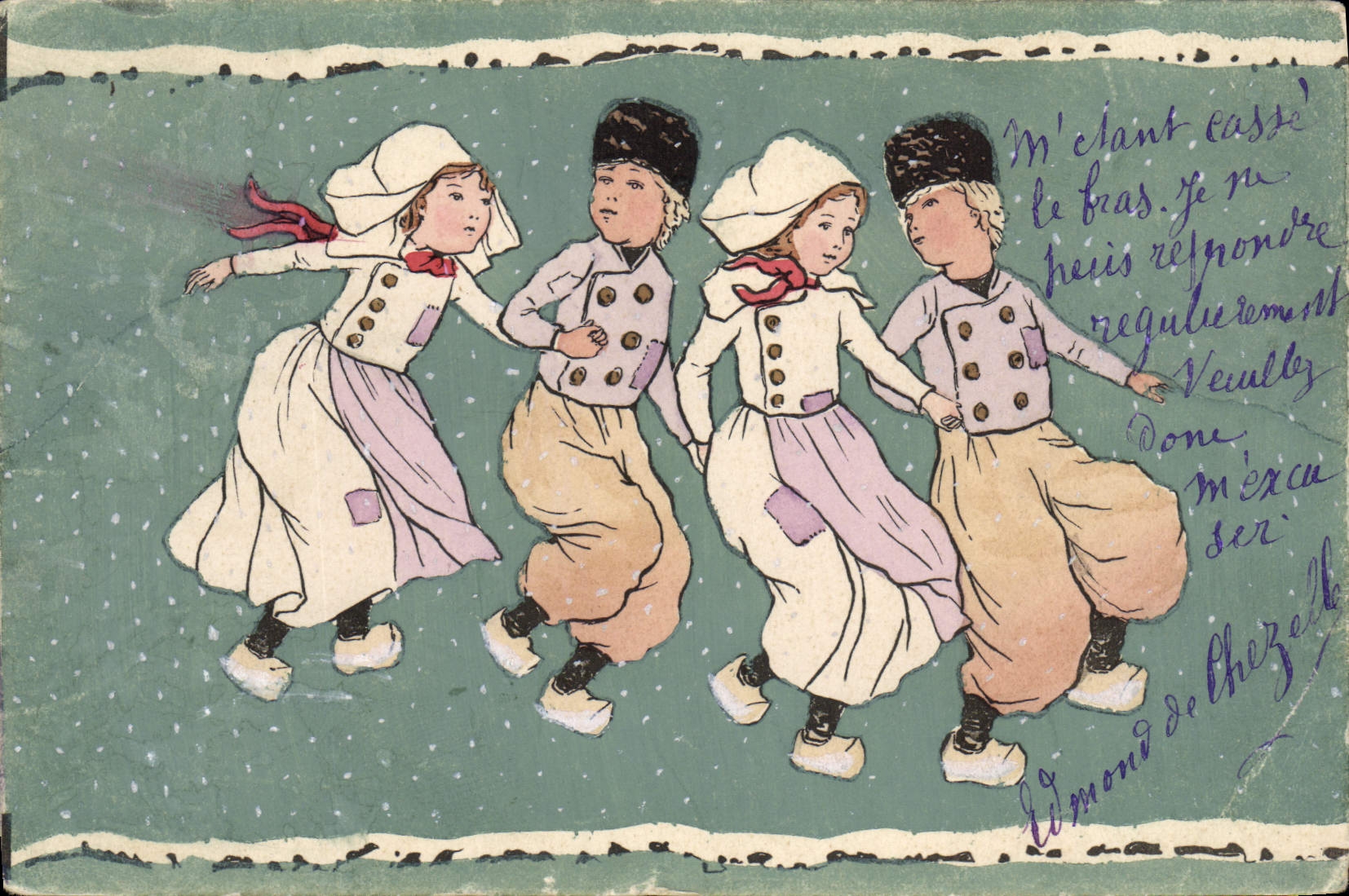 CPA Fantaisie Illustrateur Enfants