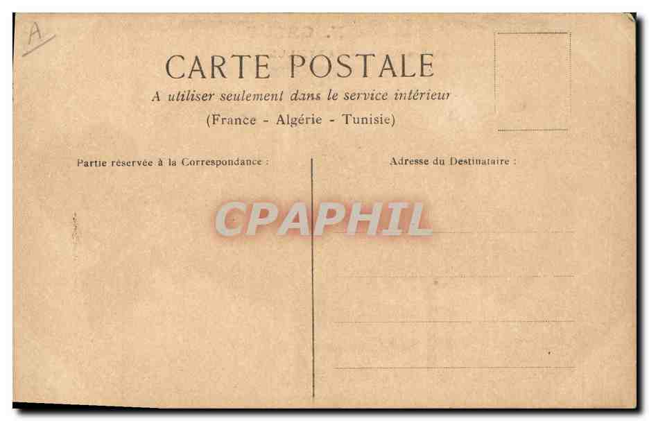 CPA Fantaisie Illustrateur Femme Teinturerie Casut Rue Grignan Marseille  — Rückseite