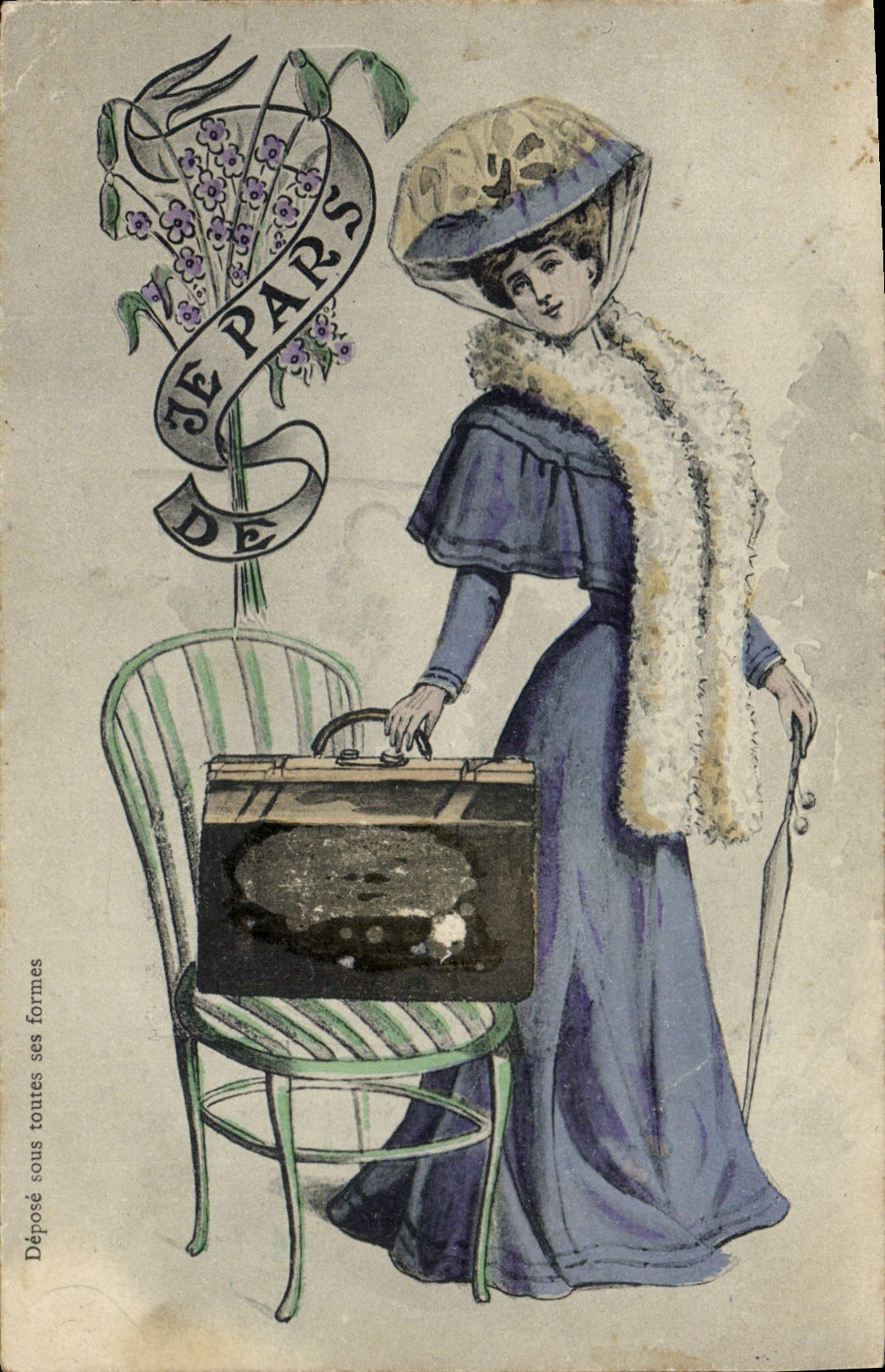 CPA Fantaisie Illustrateur Femme