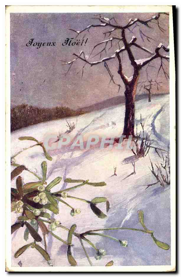 CPA Fantaisie Illustrateur Joyeux Noel 