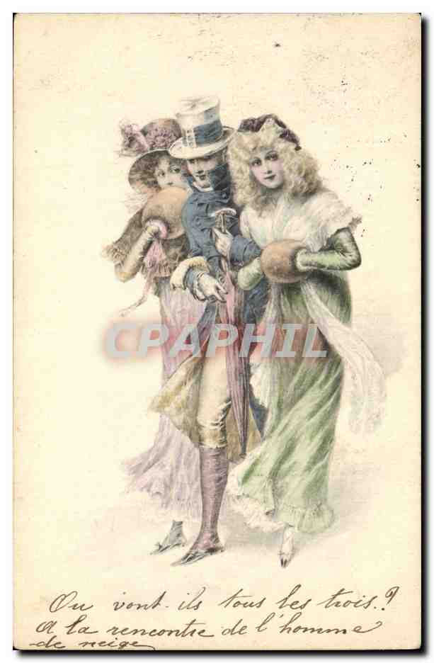 CPA Fantaisie Illustrateur Femmes 
